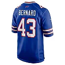 Zennovawear Men's Buffalo Bills Terrel Bernard Royal Game Player Jersey