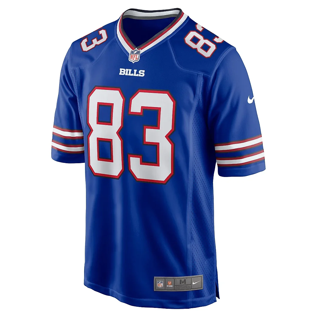 Zennovawear Men's Buffalo Bills Tre McKitty Royal Team Game Jersey