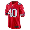 Zennovawear Men's Buffalo Bills Von Miller Red Alternate Game Jersey