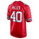 Zennovawear Men's Buffalo Bills Von Miller Red Alternate Game Jersey