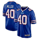 Zennovawear Men's Buffalo Bills Von Miller Royal Game Jersey
