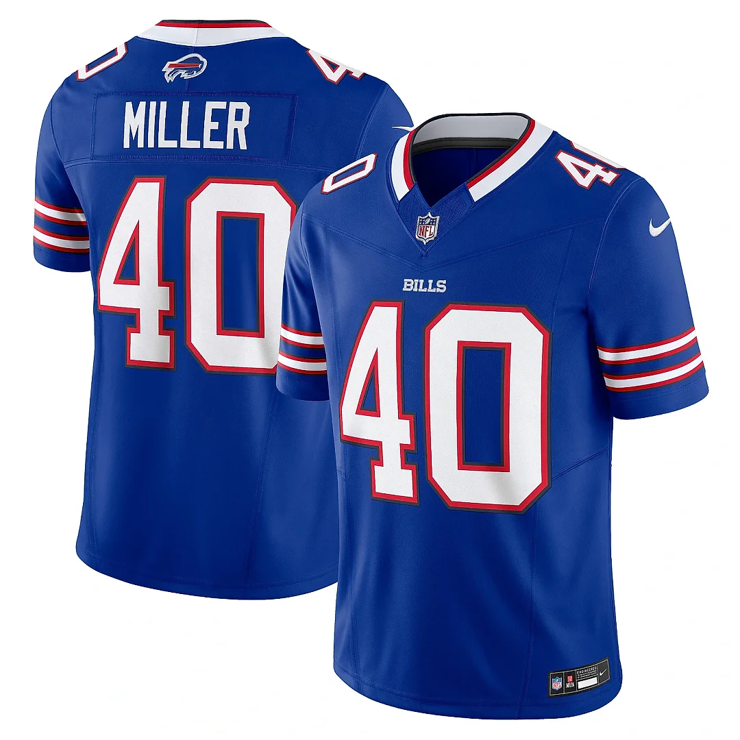 Zennovawear Men's Buffalo Bills Von Miller Royal Vapor F.U.S.E. Limited Jersey