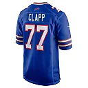 Zennovawear Men's Buffalo Bills Will Clapp Royal Game Jersey