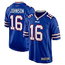 Zennovawear Men's Buffalo Bills Xavier Johnson Royal Game Jersey