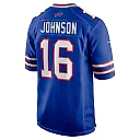 Zennovawear Men's Buffalo Bills Xavier Johnson Royal Game Jersey