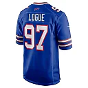 Zennovawear Men's Buffalo Bills Zion Logue Royal Team Game Jersey