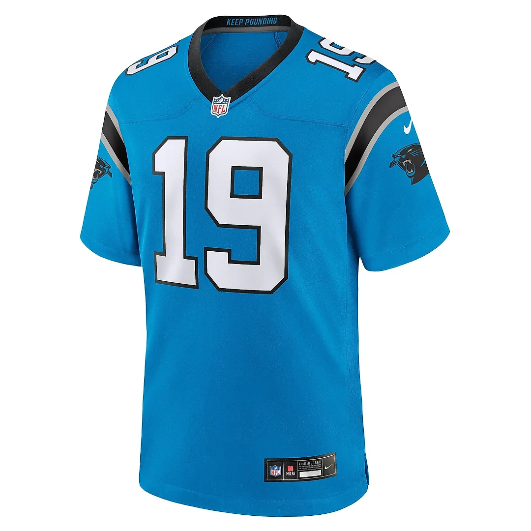Zennovawear Men's Carolina Panthers Adam Thielen Blue Alternate Game Jersey