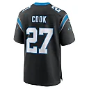 Zennovawear Men's Carolina Panthers Alex Cook Black Game Jersey