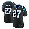 Zennovawear Men's Carolina Panthers Alex Cook Black Game Jersey