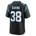 Zennovawear Men's Carolina Panthers Amar? Barno Black Game Jersey