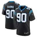 Zennovawear Men's Carolina Panthers Amare Barno Black Team Game Jersey