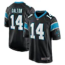 Zennovawear Men's Carolina Panthers Andy Dalton Black Game Player Jersey