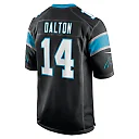 Zennovawear Men's Carolina Panthers Andy Dalton Black Game Player Jersey