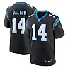 Zennovawear Men's Carolina Panthers Andy Dalton Black Team Game Jersey