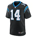 Zennovawear Men's Carolina Panthers Andy Dalton Black Team Game Jersey