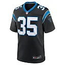 Zennovawear Men's Carolina Panthers Anthony Brown Black Game Jersey
