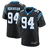 Zennovawear Men's Carolina Panthers A'Shawn Robinson Black Game Jersey