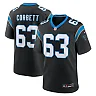 Zennovawear Men's Carolina Panthers Austin Corbett Black Team Game Jersey