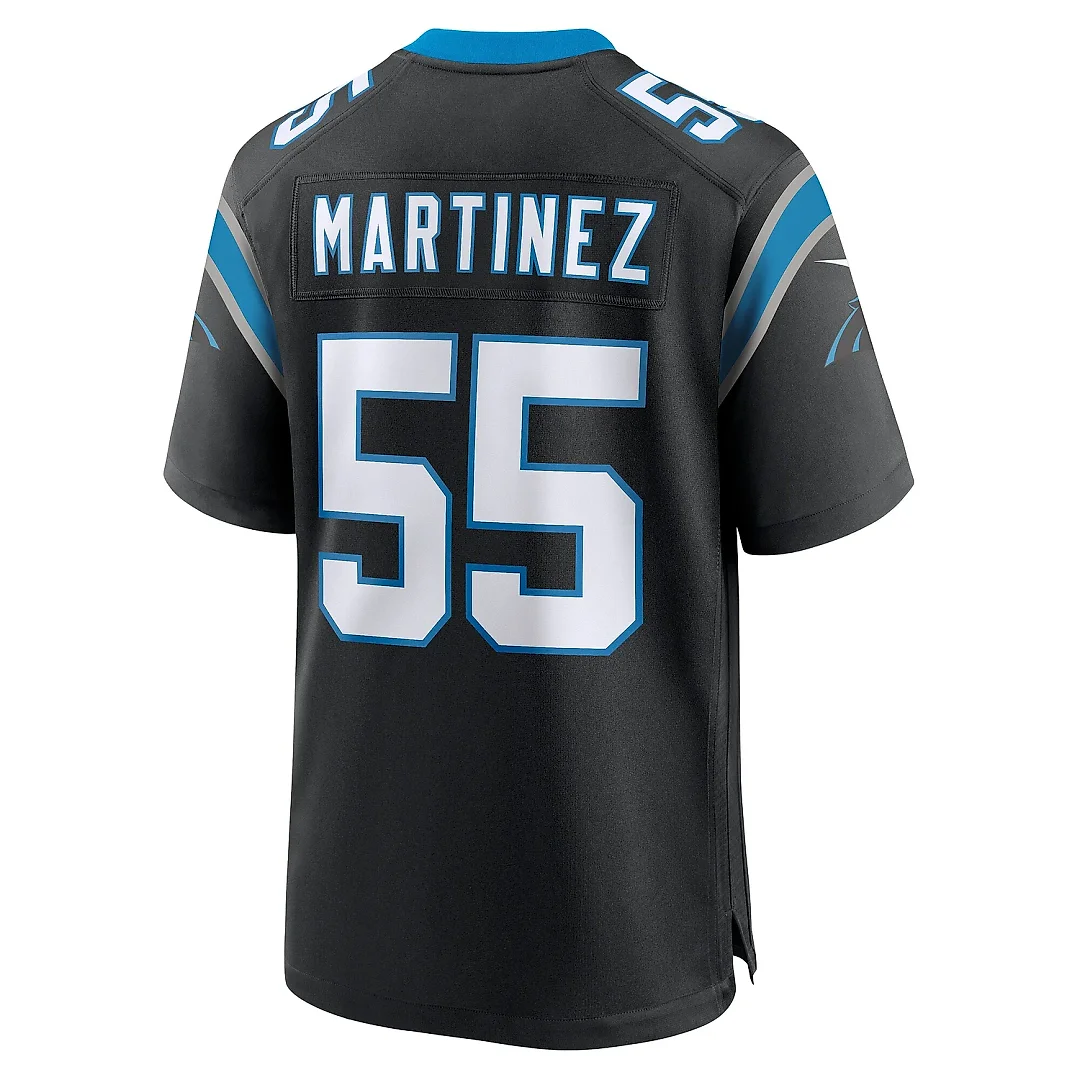 Zennovawear Men's Carolina Panthers Blake Martinez Black Game Jersey
