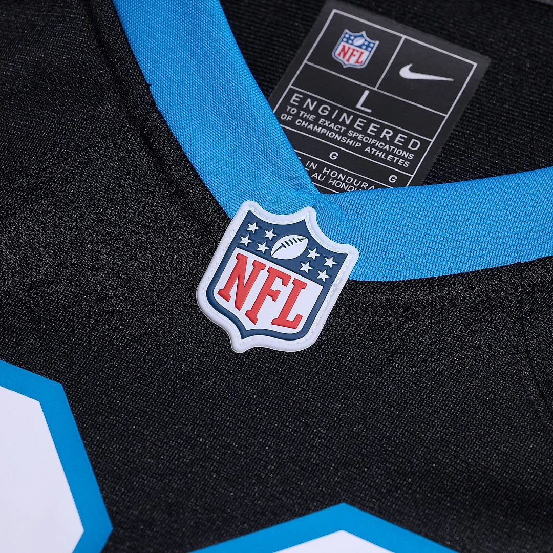 Zennovawear Men's Carolina Panthers Brett Toth Black Game Jersey