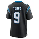 Zennovawear Men's Carolina Panthers Bryce Young Black Team Game Jersey