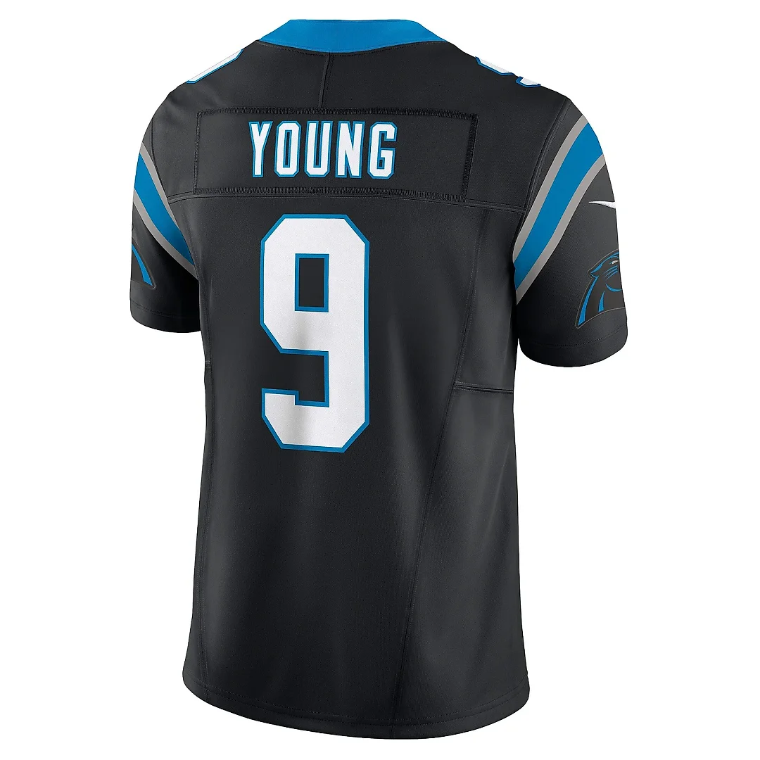 Zennovawear Men's Carolina Panthers Bryce Young Black Vapor F.U.S.E. Limited Jersey