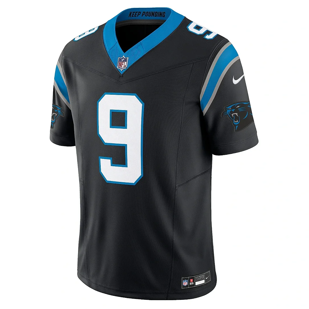 Zennovawear Men's Carolina Panthers Bryce Young Black Vapor F.U.S.E. Limited Jersey