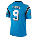 Zennovawear Men's Carolina Panthers Bryce Young Blue Alternate Legend Player Performance Top
