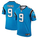 Zennovawear Men's Carolina Panthers Bryce Young Blue Alternate Legend Player Performance Top