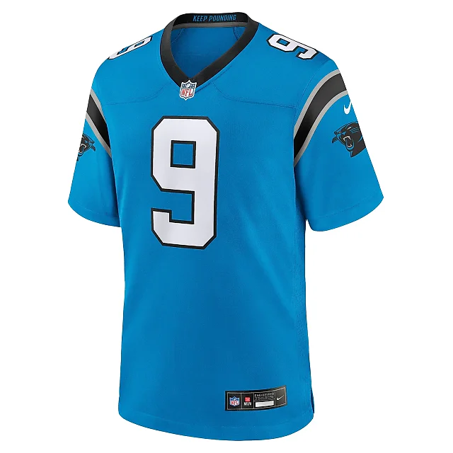 Zennovawear Men's Carolina Panthers Bryce Young Blue Alternate Game Jersey