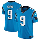 Zennovawear Men's Carolina Panthers Bryce Young Blue Vapor F.U.S.E. Limited Jersey