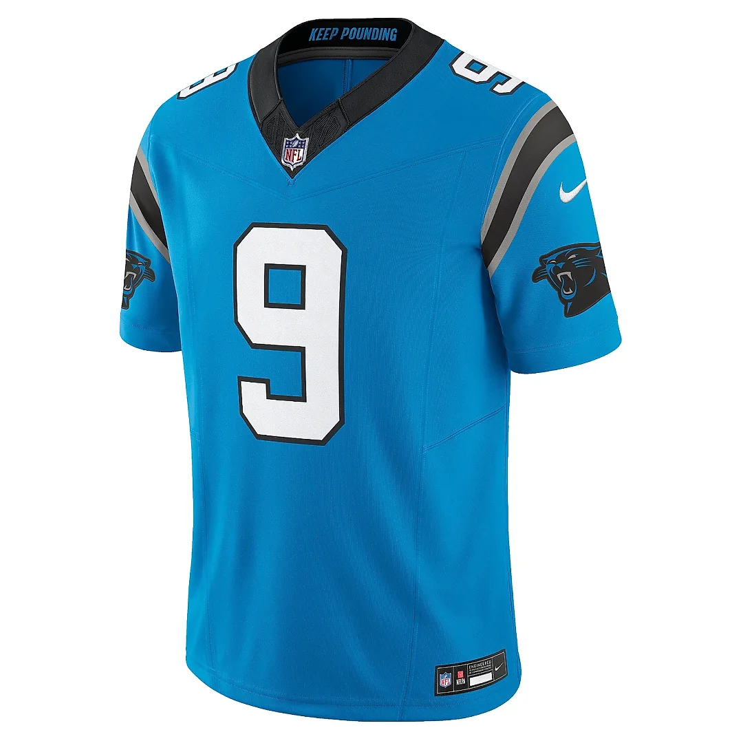 Zennovawear Men's Carolina Panthers Bryce Young Blue Vapor F.U.S.E. Limited Jersey