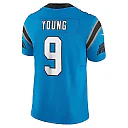 Zennovawear Men's Carolina Panthers Bryce Young Blue Vapor F.U.S.E. Limited Jersey