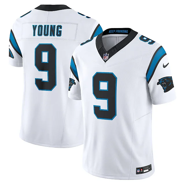 Zennovawear Men's Carolina Panthers Bryce Young White Vapor F.U.S.E. Limited Jersey