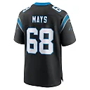 Zennovawear Men's Carolina Panthers Cade Mays Black Team Game Jersey