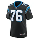 Zennovawear Men's Carolina Panthers Calvin Throckmorton Black Team Game Jersey