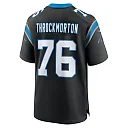 Zennovawear Men's Carolina Panthers Calvin Throckmorton Black Team Game Jersey