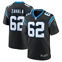 Zennovawear Men's Carolina Panthers Chandler Zavala Black Game Jersey