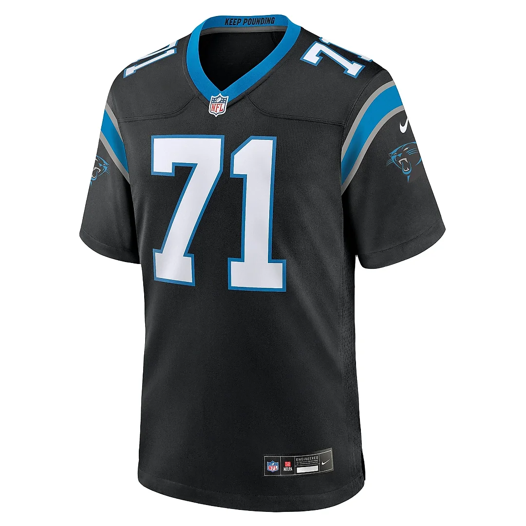 Zennovawear Men's Carolina Panthers Chris Wormley Black Game Jersey