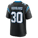 Zennovawear Men's Carolina Panthers Chuba Hubbard Black Team Game Jersey
