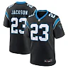 Zennovawear Men's Carolina Panthers Dane Jackson Black Game Jersey