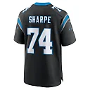 Zennovawear Men's Carolina Panthers David Sharpe Black Team Game Jersey