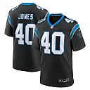Zennovawear Men's Carolina Panthers Deion Jones Black Game Jersey