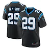 Zennovawear Men's Carolina Panthers D'Shawn Jamison Black Team Game Jersey