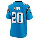 Zennovawear Men's Carolina Panthers Eric Rowe Blue Alternate Game Jersey