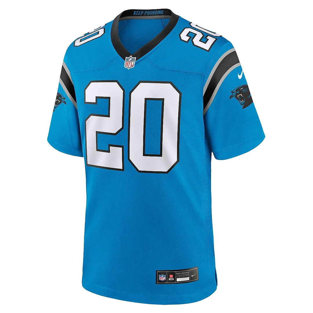 Zennovawear Men's Carolina Panthers Eric Rowe Blue Alternate Game Jersey