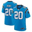 Zennovawear Men's Carolina Panthers Eric Rowe Blue Alternate Game Jersey