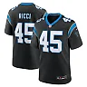Zennovawear Men's Carolina Panthers Giovanni Ricci Black Team Game Jersey