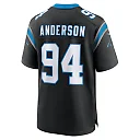 Zennovawear Men's Carolina Panthers Henry Anderson Black Team Game Jersey