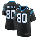 Zennovawear Men's Carolina Panthers Ian Thomas Black Team Game Jersey